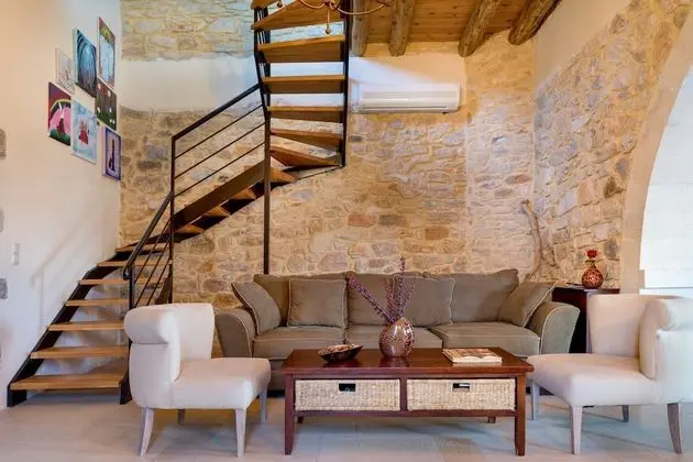 Traditional Villa, 2 Yatak Odası, Kişiye Özel Havuzlu, Deniz Manzaralı (Exterior Hot Tub)