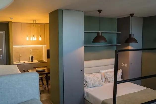 Stüdyo, 1 Çift Kişilik Yatak