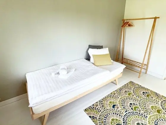 Kookos Twin Room, Shared Bathroom