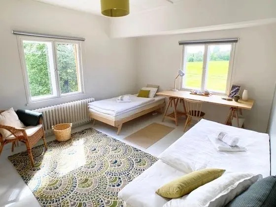 Kookos Twin Room, Shared Bathroom