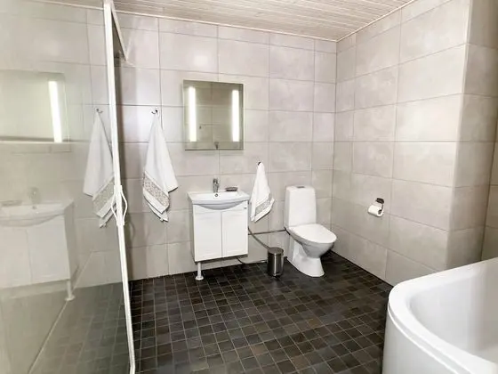 Kookos Twin Room, Shared Bathroom