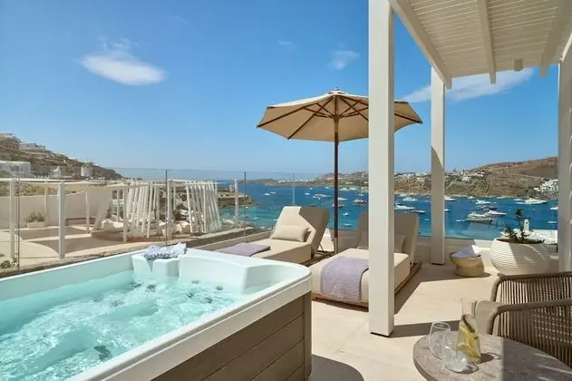 Panoramic Double Sea View Room with Outdoor Jacuzzi