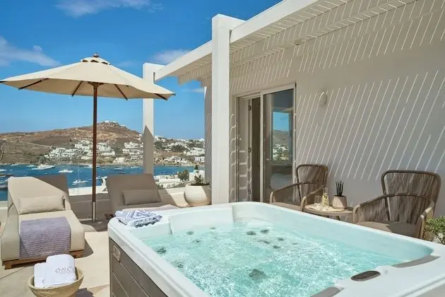 Panoramic Double Sea View Room with Outdoor Jacuzzi