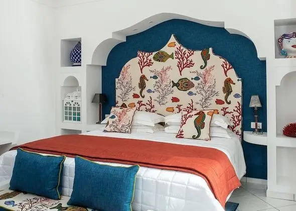 Deluxe Tek Büyük Yataklı Oda, Teras, Deniz Manzaralı
