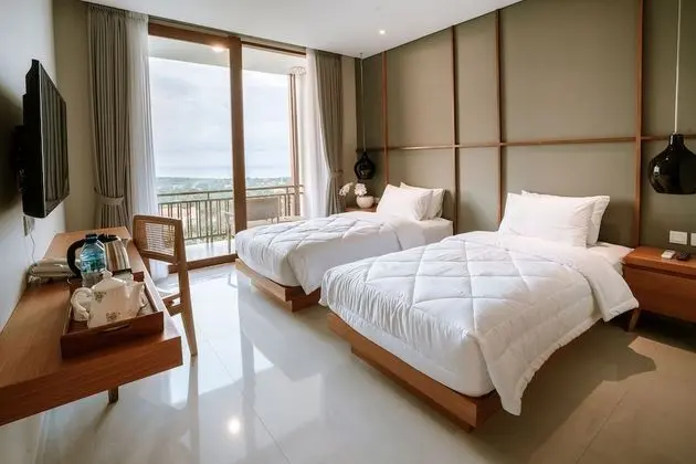 Deluxe Tek Büyük veya İki Ayrı Yataklı Oda, Tepe Manzaralı