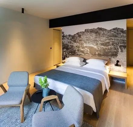 Premium Tek Büyük Yataklı Oda, Balkon, Bahçe Manzaralı