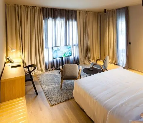 Premium Tek Büyük Yataklı Oda, Balkon, Bahçe Manzaralı