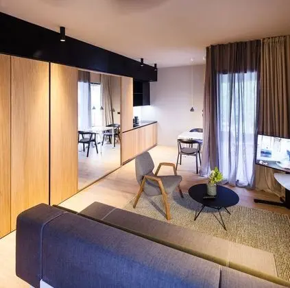 Studio apartment, Balcony, Garden view