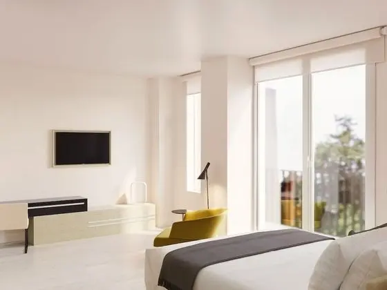 Oda, 1 Büyük (Queen) Boy Yatak, Engellilere Uygun, Balkon
