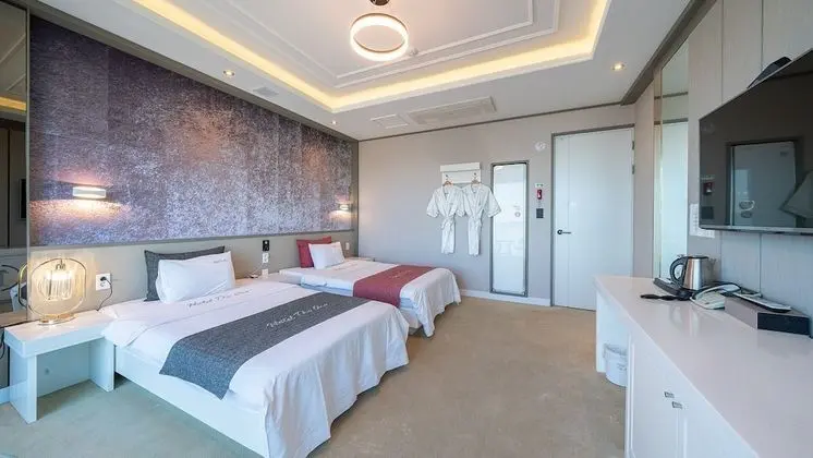 Deluxe İki Ayrı Yataklı Oda, 2 Tek Kişilik Yatak, Liman Manzaralı