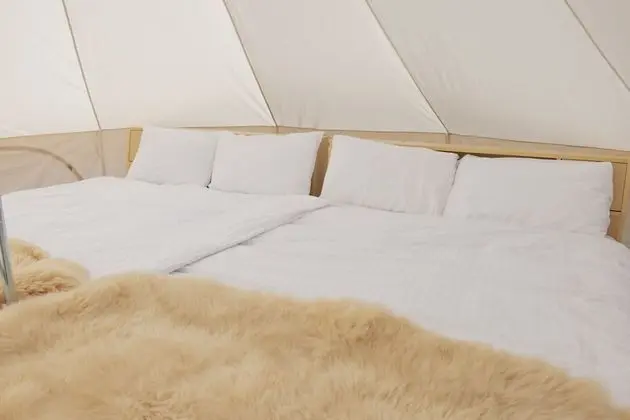 Standard Çadır, 2 Çift Kişilik Yatak, Sigara İçilmez, Dağ Yamacı (Vista Deck Tent)