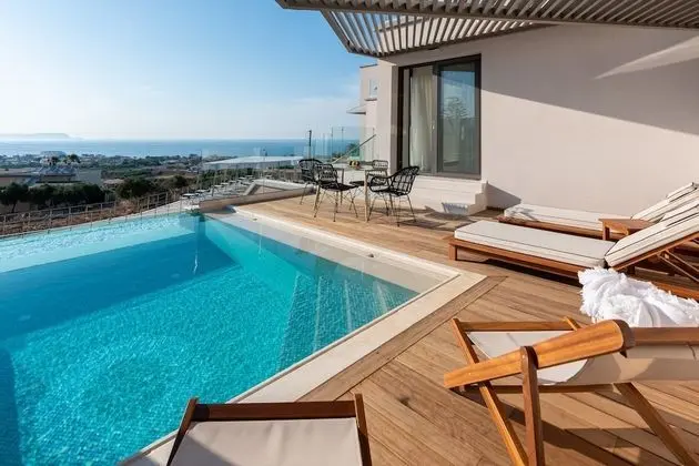 Villa, Kişiye Özel Havuzlu, Deniz Manzaralı (Serenity, Indoor Spa Tub)