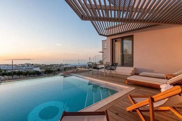 Villa, Kişiye Özel Havuzlu, Deniz Manzaralı (Serenity, Indoor Spa Tub)
