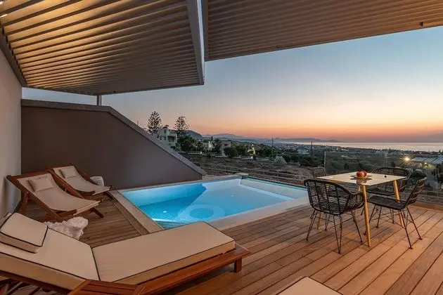 Villa, Kişiye Özel Havuzlu, Deniz Manzaralı (Serenity, Indoor Spa Tub)