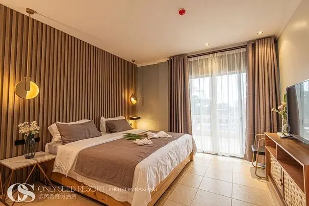 Deluxe Tek Büyük Yataklı Oda, 1 En Büyük (King) Boy Yatak, Sigara İçilmez, Havuz Manzaralı