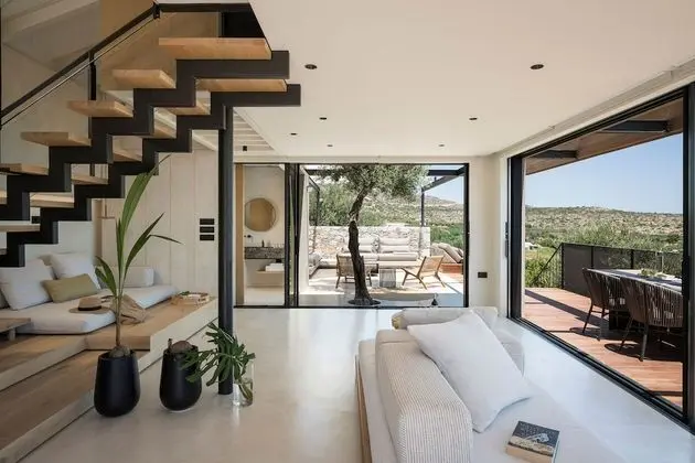 Villa, 2 Yatak Odası, Deniz Manzaralı, Denize Sıfır