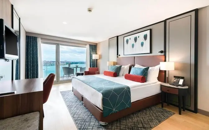 Two Connecting Family Room with Bosphorus View
