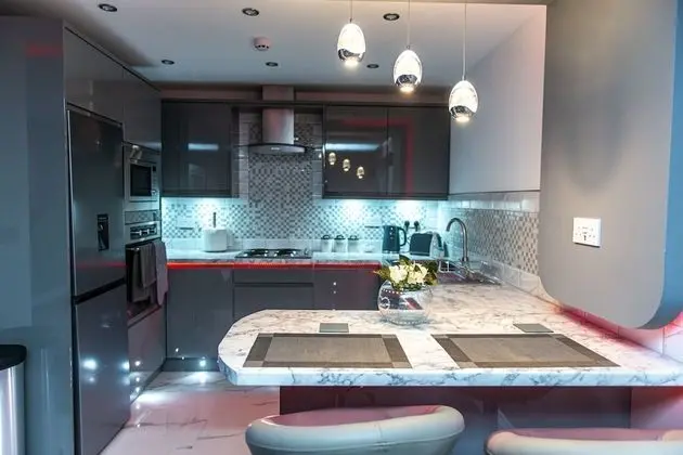 Design Apart Daire, Özel Banyo (Jacuzzi)