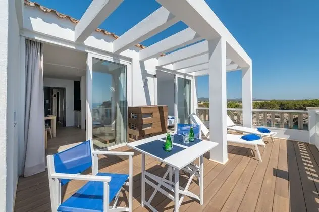 Deluxe Apart Daire, 1 Yatak Odası, Teras, Okyanus Manzaralı
