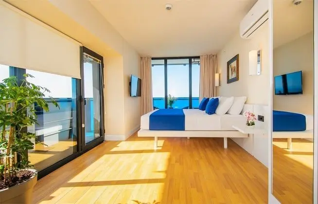 Comfort Stüdyo, Mutfak, Plaj Manzaralı