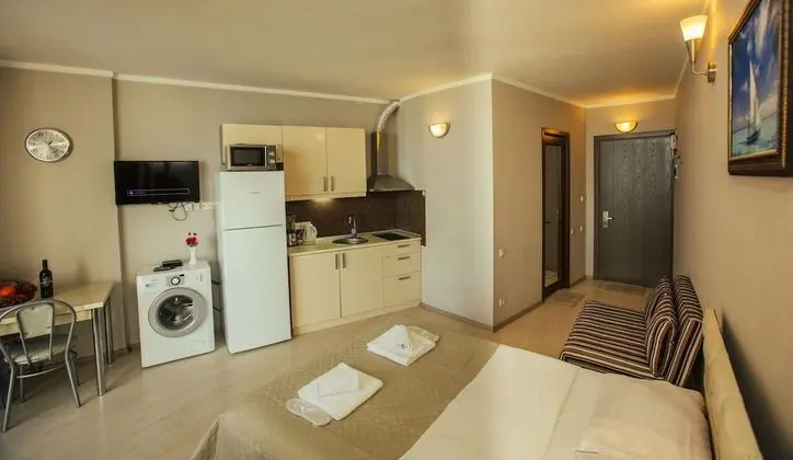 Comfort Stüdyo, Mutfak, Plaj Manzaralı