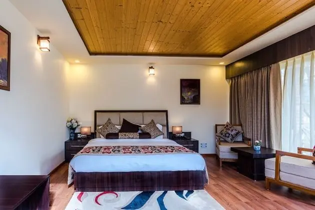 Luxury Tek Büyük Yataklı Oda, 1 Yatak Odası, Balkon, Bahçe Manzaralı