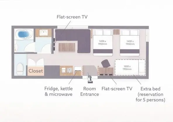 Family Tek Büyük Yataklı Oda, Sigara İçilmez