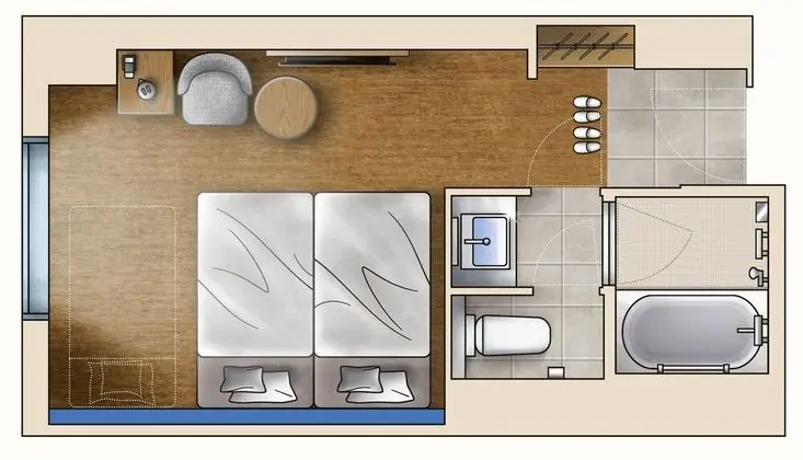 Comfort İki Ayrı Yataklı Oda, Sigara İçilmez (The Oriental / Renovated August 2023)