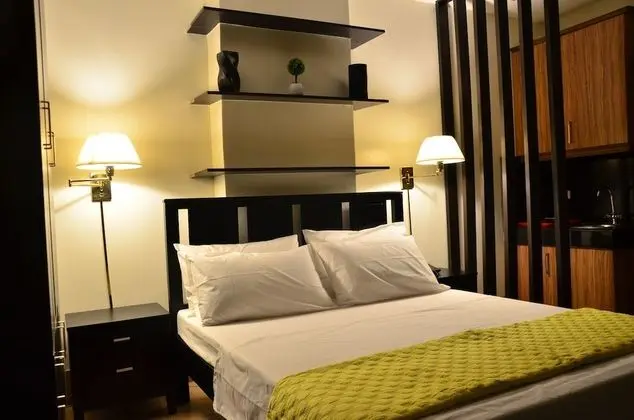 Deluxe Stüdyo, 1 Büyük (Queen) Boy Yatak, Küçük Mutfak, Kule