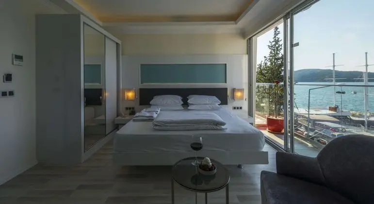 1 Çift ​​kişilik Yatak Sea View