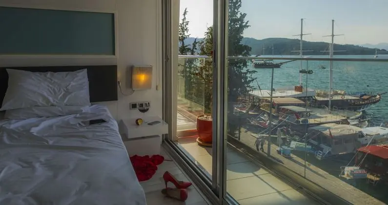 1 Çift ​​kişilik Yatak Sea View