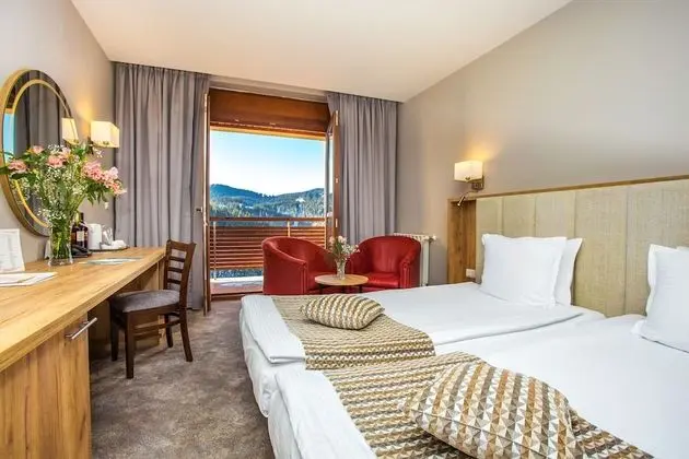 Tek Büyük veya İki Ayrı Yataklı Oda, Balkon, Dağ Manzaralı