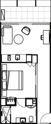 Apart Daire, 1 Yatak Odası
