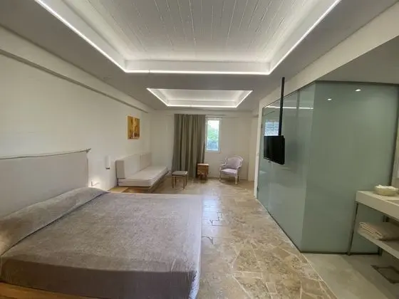 Standard Süit, 1 Çift Kişilik Yatak ve Çekyat, Sigara İçilmez, Havuz Kenarı