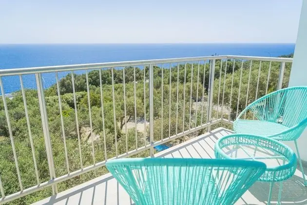 Superior Tek Büyük Yataklı Oda, Balkon, Deniz Manzaralı