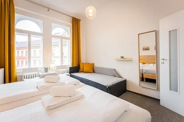 City Üç Kişilik Oda, 1 Yatak Odası, Buzdolabı, Şehir Manzaralı