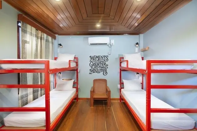 Bungalov, Karma Ranzalı Oda (4 Beds)