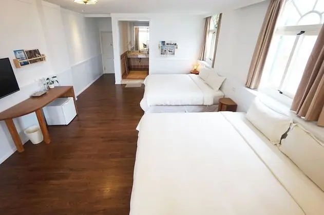 Deluxe Dört Kişilik Oda, 2 Büyük (Queen) Boy Yatak, Balkon, Okyanus Manzaralı