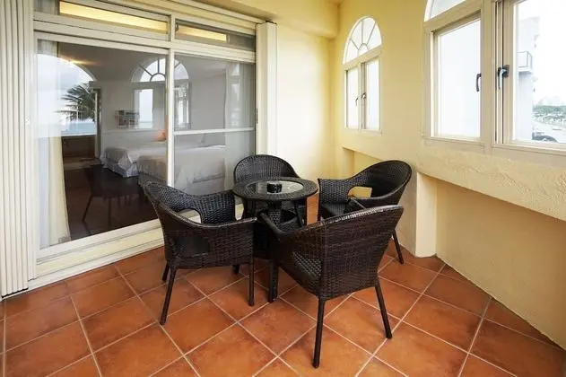 Deluxe Dört Kişilik Oda, 2 Büyük (Queen) Boy Yatak, Balkon, Okyanus Manzaralı