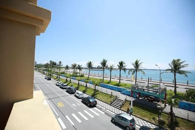 Deluxe Dört Kişilik Oda, 2 Büyük (Queen) Boy Yatak, Balkon, Okyanus Manzaralı