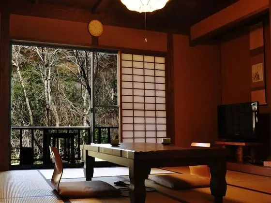 Traditional Oda, Sigara İçilebilir (Japanese Style, Private Open-air Bath)