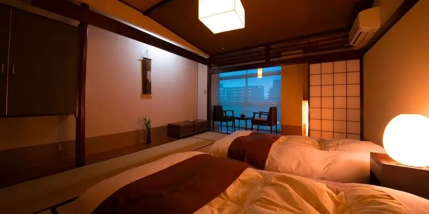 İki Ayrı Yataklı Oda, Sigara İçilmez (10 tatami, Low Bed )
