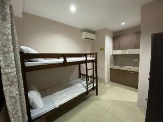 Bed in dormitory