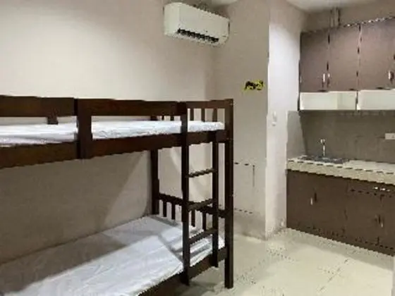 Bed in dormitory