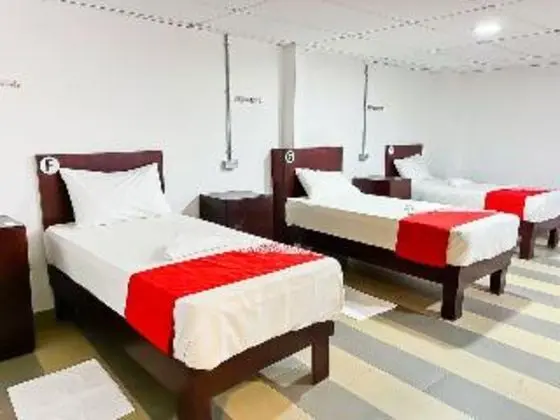Bed in dormitory