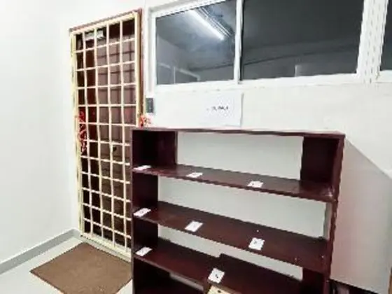 Bed in dormitory