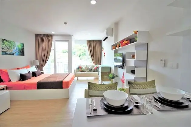 Deluxe Stüdyo, 1 Büyük (Queen) Boy Yatak, Balkon, Dağ Manzaralı