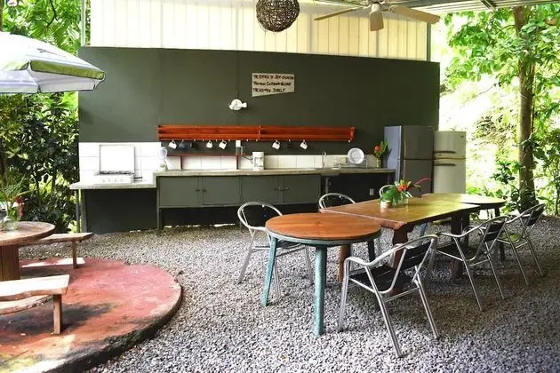 Basic Shared Dormitory, 1 Twin Bed, Kitchen, Garden View