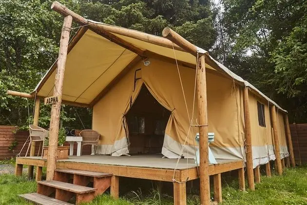 Luxury Çadır, 1 En Büyük (King) Boy Yatak, Veranda