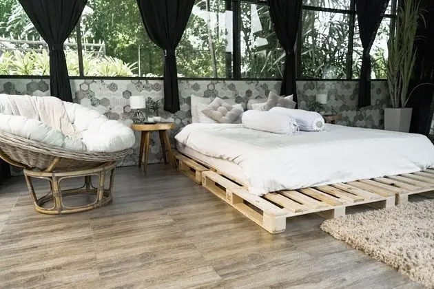 Design Bungalov, 1 En Büyük (King) Boy Yatak, Teras, Nehir Manzaralı